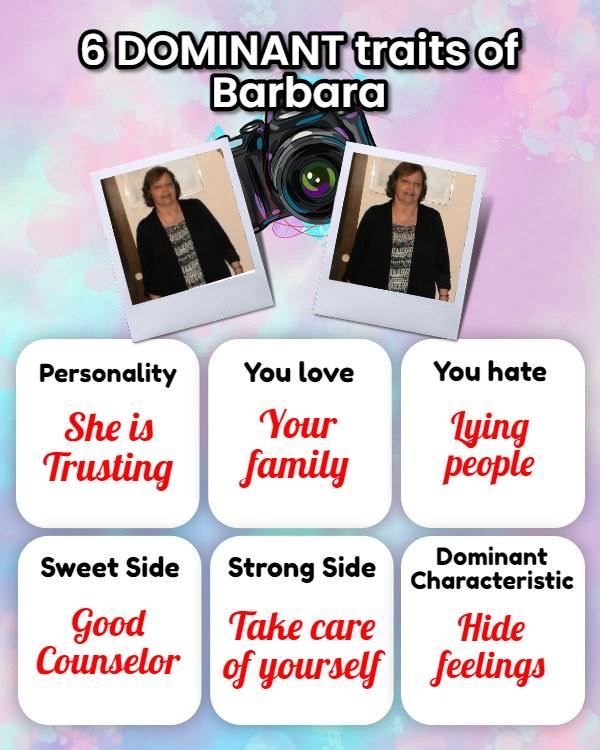 Barbara Morton's album, Photos