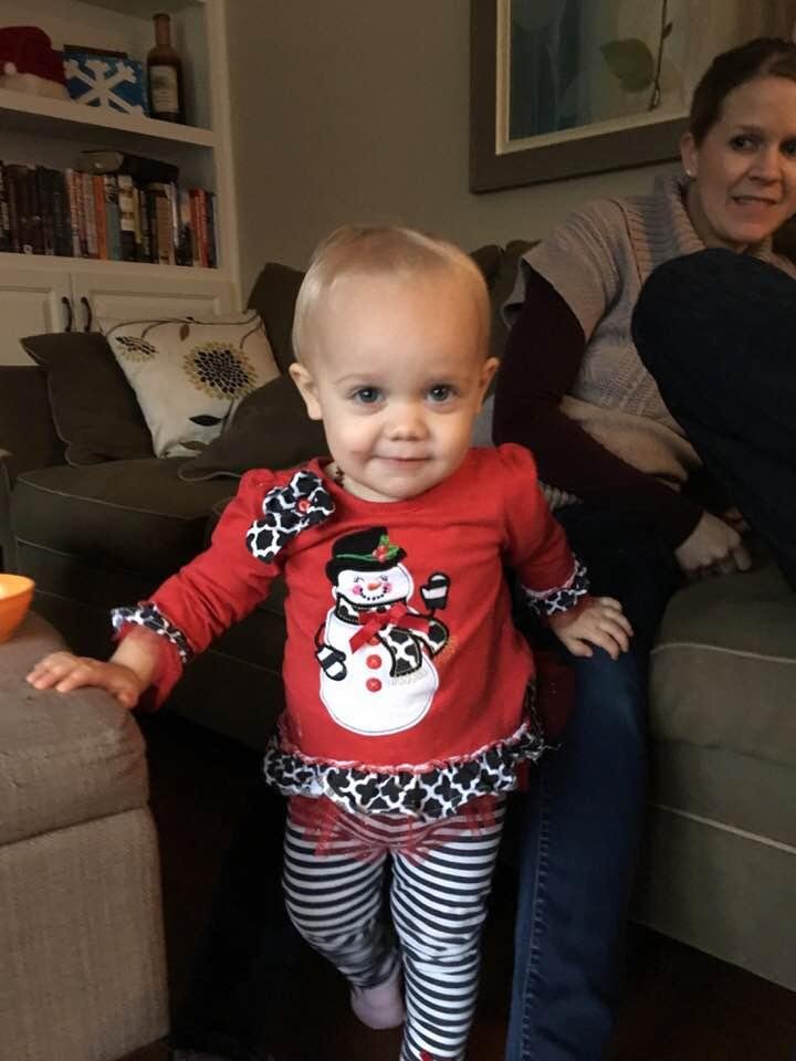 Granddaughter Svea. Too cute!