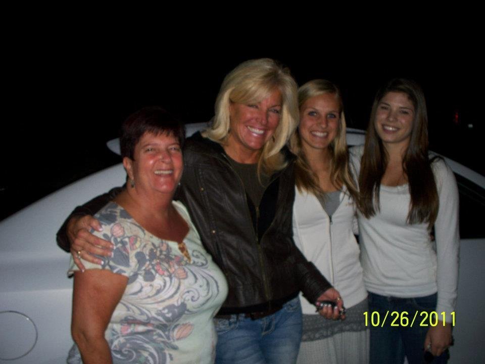 The gang Robyn Carol and the girls.,. a gaggle of friends.