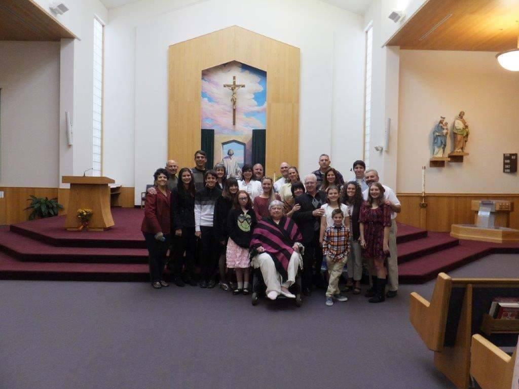 Family in Klamath Falls, Oregon on Sunday. Celebrating Nathasha's Baptism, Confirmation, Firt Holy Communion & her & Randy's marriage being blessed by the Catholic Church
