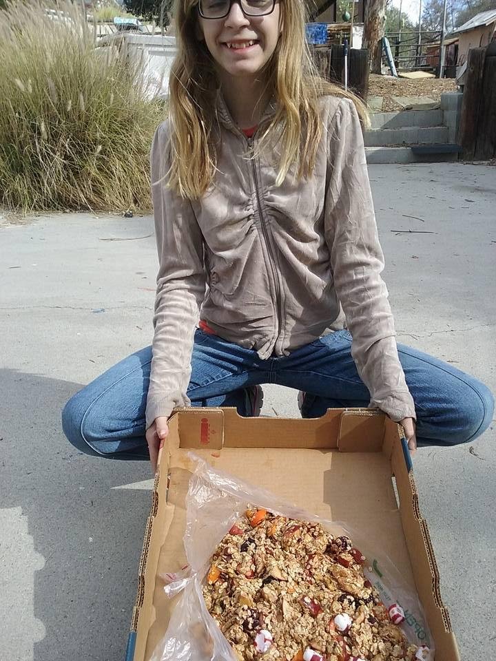 Pyper Bradshaw is making sure everybody has a Thanksgiving, even the animals.......
