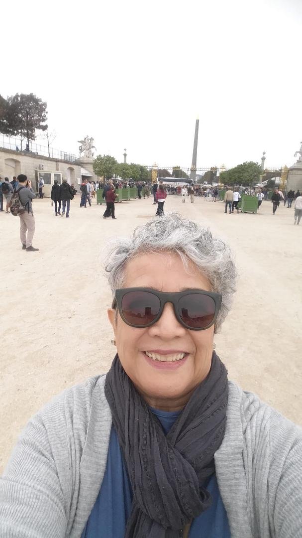 At the place de la concorde, entrance to tuileries