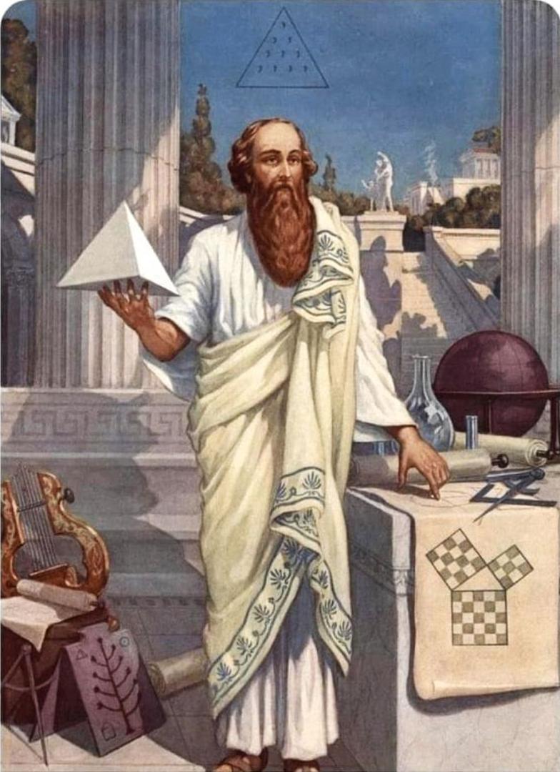 Pythagoras practiced a blend of deep mathematical philosophy and mysticism, believing numbers held divine, magical power that unified the cosmos, leading to a monastic lifestyle with strict purification rites, reincarnation