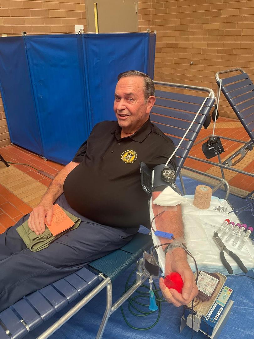 Donating blood
