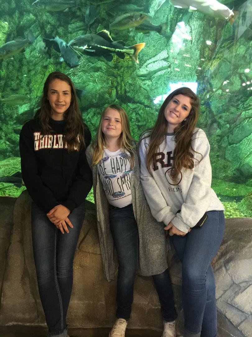 My granddaughter when they were on spring break. Bailey, Madison and Katelyn Harrison