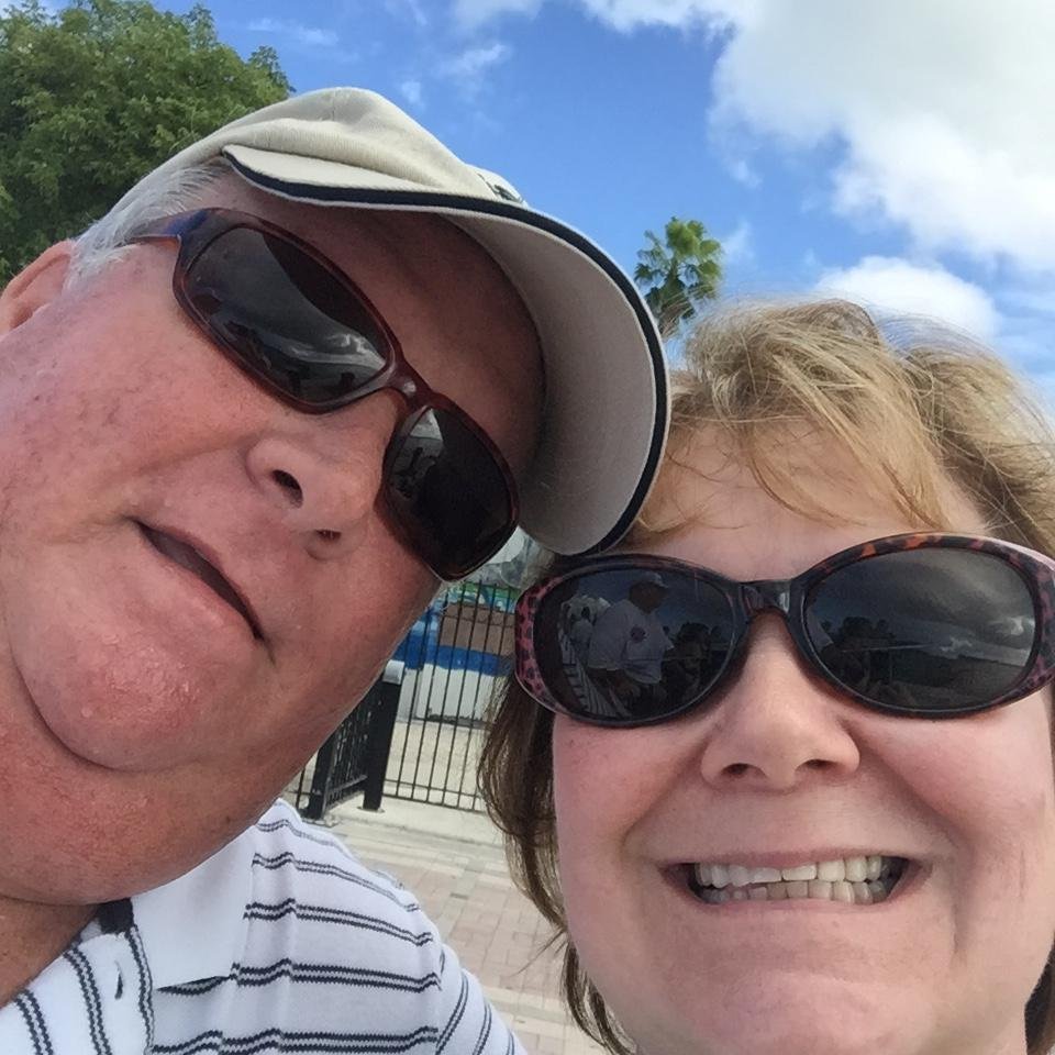 Grammie and papa at the boat races