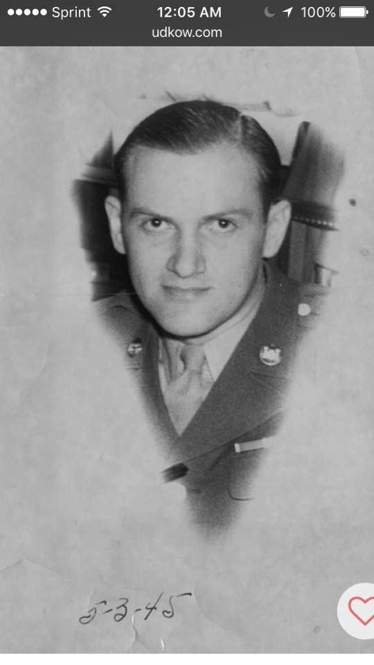 Saluting Daddy on Veterans Day
(Photo courtesy of my nephew)