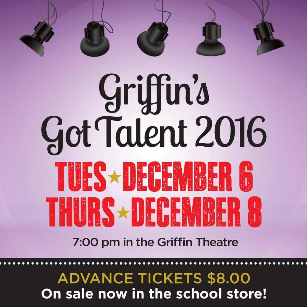 LESS THAN ONE WEEK! Advance tickets in the school store in the morning and after school in front of the theatre tomorrow!