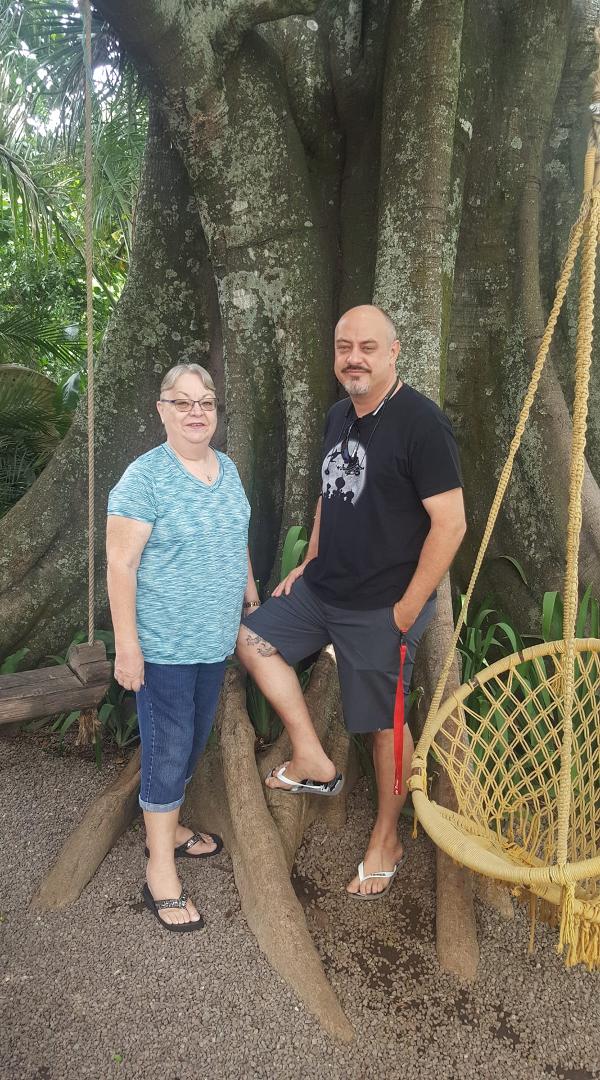 In Costa Rica seeing our Son.