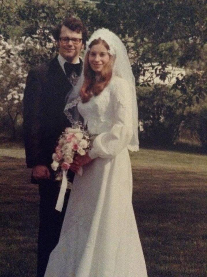 45 years ago today.  Happy Anniversary to the love of my life.  Love you so much Annette Thomson.