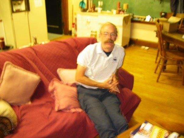 Ron Knapp basking in the warmth of the casa de Ronnie Jay. This was taken by Glenn Knapp during a visit.