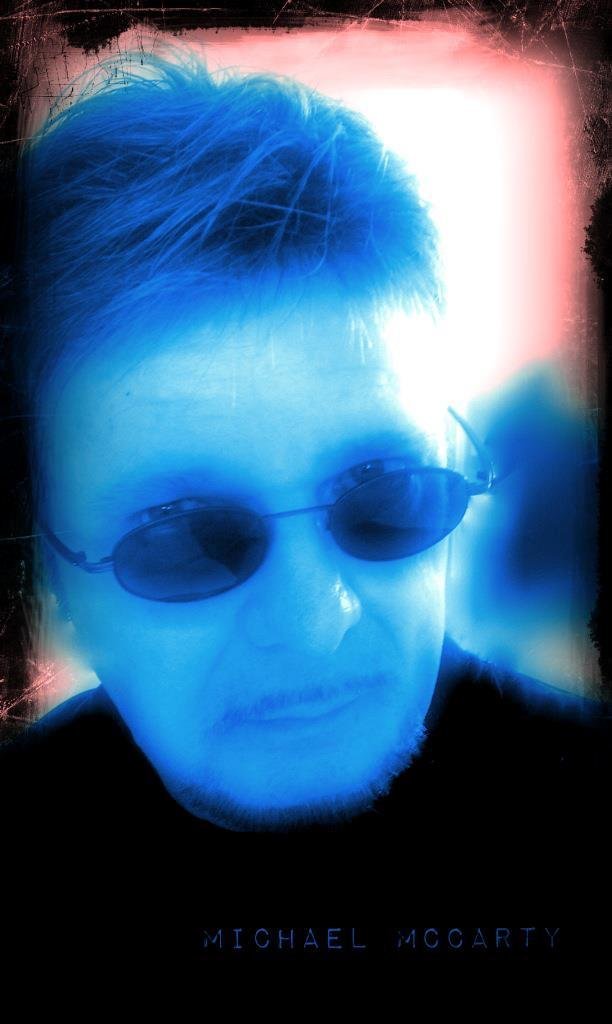 I think this guy's got da blues! 
Thank you Christina Woodbry! Don't know what you did, but it's cool. #;-D)=