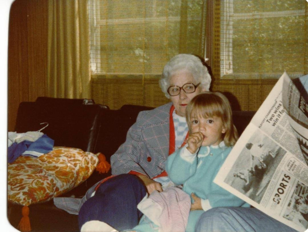 MOM (Lottie) in Nanaimo about 1977-78