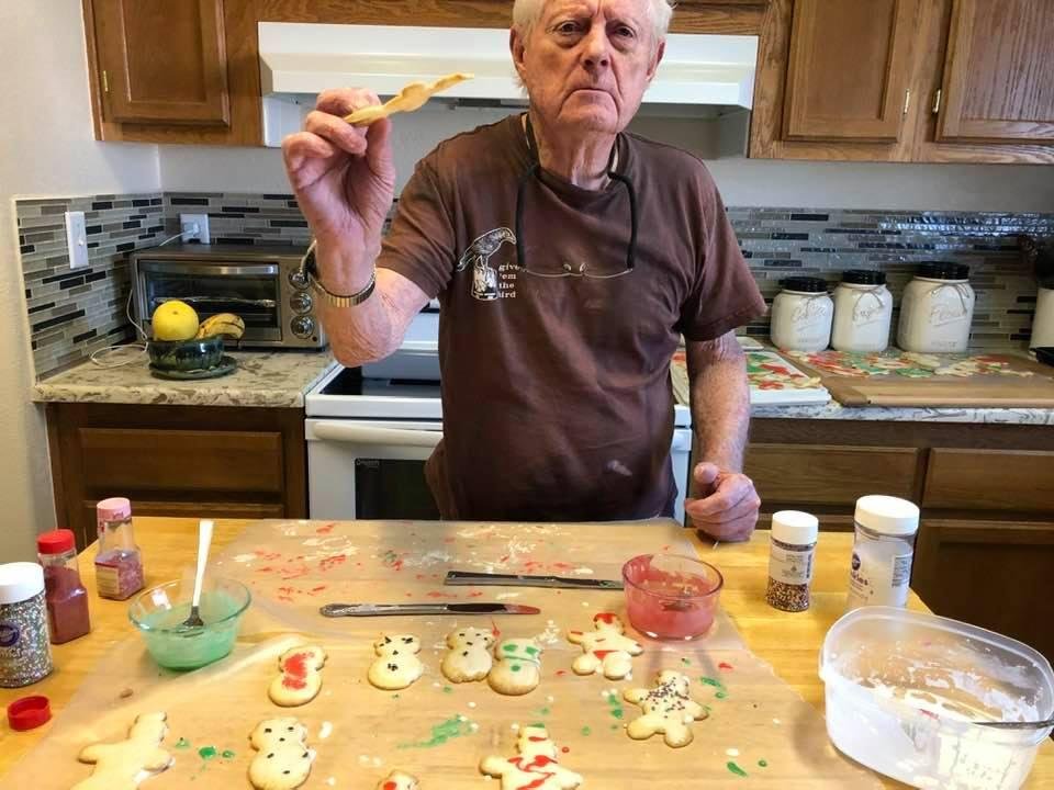 It is a different year, even grench turned to elf and was a helper frosting cookies!