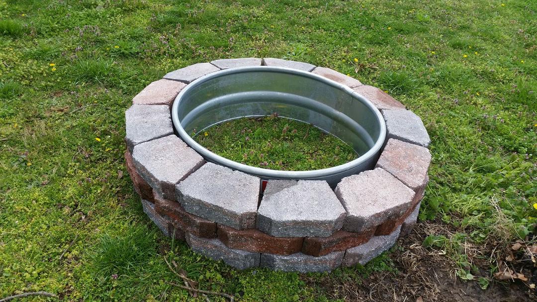 New firepit at Karen's request. Yesterday making goat milk soap together. Romance and intimacy are where you find them. Thanks for everything, Karen Witherow Robertson