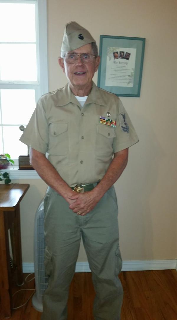 Today was veteran recognition Sunday at church and they challenged us to wear our uniforms. Not bad for a 50 year old shirt. I will admit that I could not sit down or take a deep breath. Thank you to Cynthia Robertson my lo