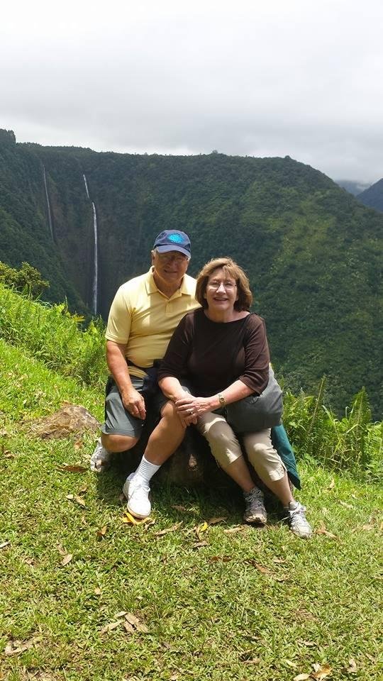 At beautiful Waipi'o enjoying our vacation!