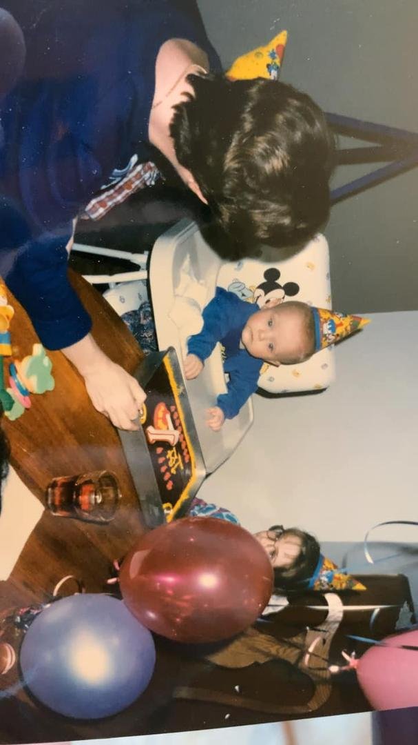 My first birthday!