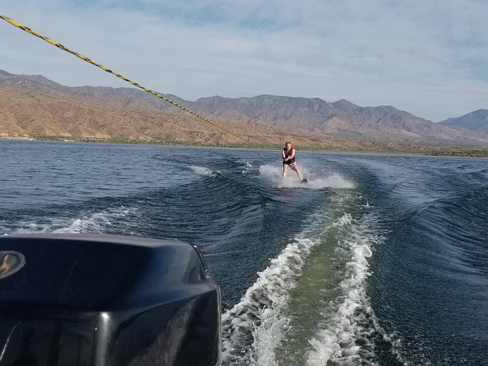 Making water skiing look easy
