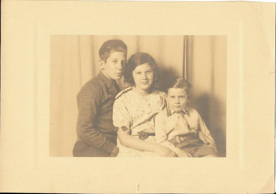 I just found this picture yesterday of Uncle George, my Mom, & Uncle Jack