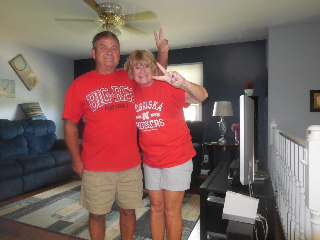 We are ready! Go Big Red!!