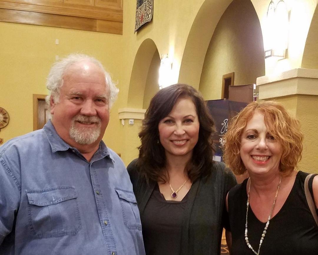 Hanging with Linda Eder. An amazingly talented singer.