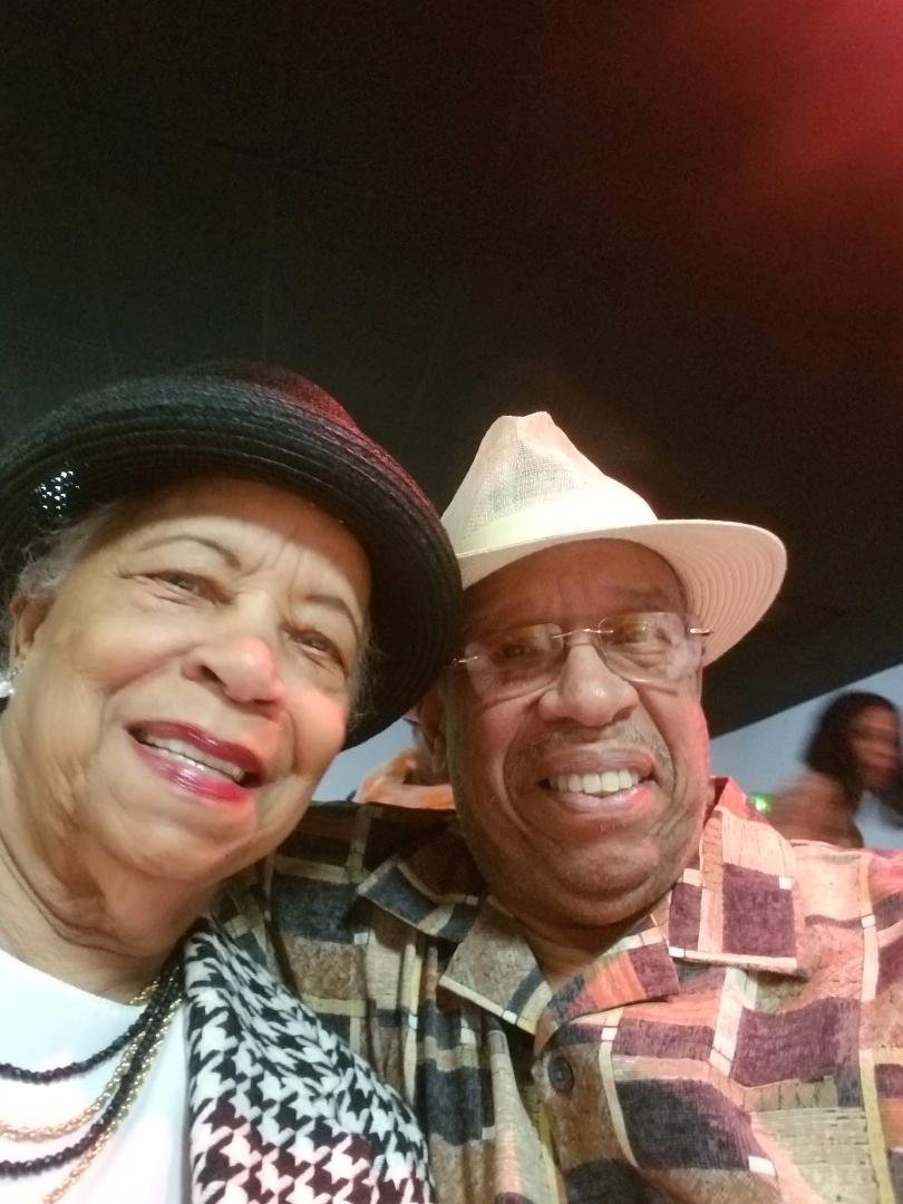 Having a joyous time with my Mom at the Royal Esquire Club's Mother's Day Gospel Brunch.