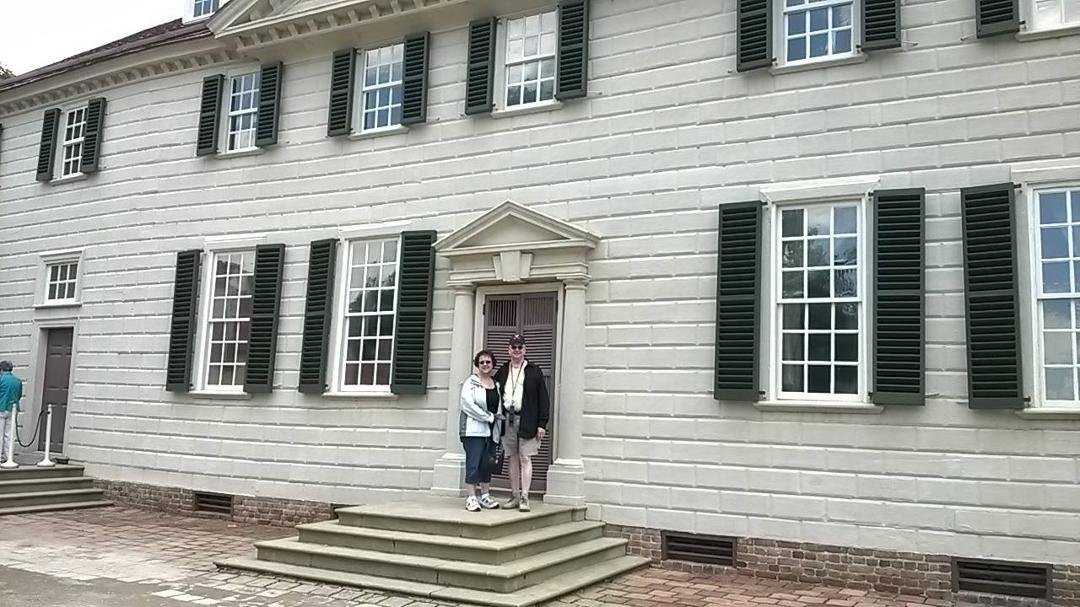 Visiting George Washington's mansion at Mount Vernon VA on June 5, 2014