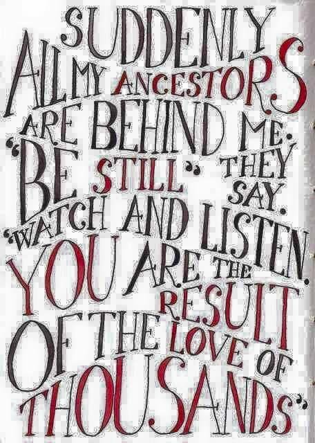 And you are unique and the product of love....