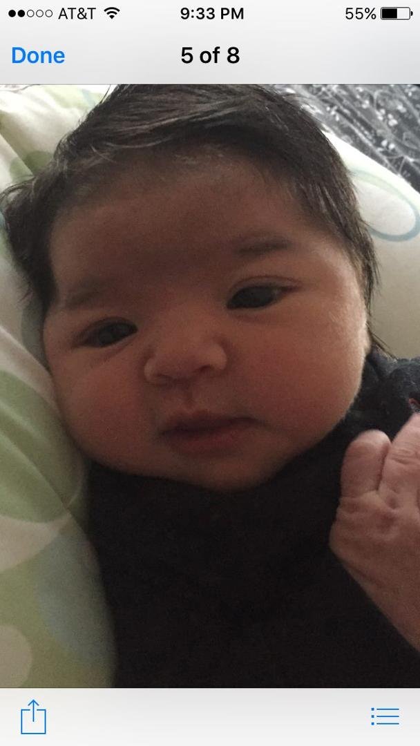This is my new Great Great Niece Bella Maria Born Sept 15th 2016