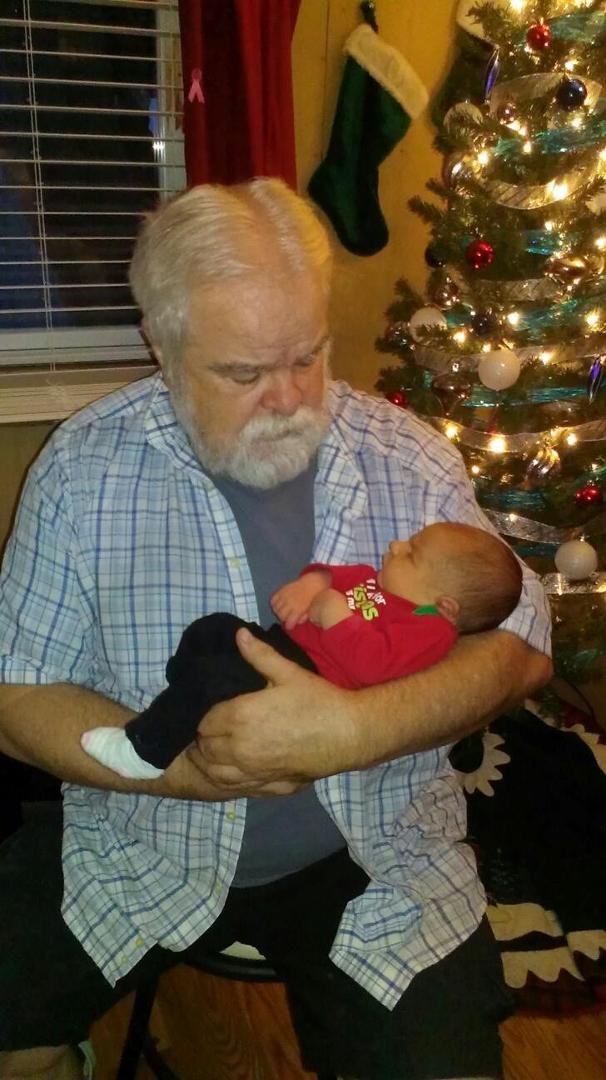 Great Grandpa and Adelynn
