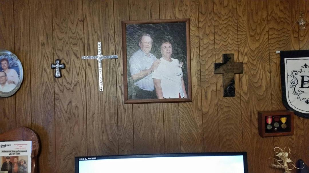 Here is a photo of three crosses I have received as gifts the last couple of years.