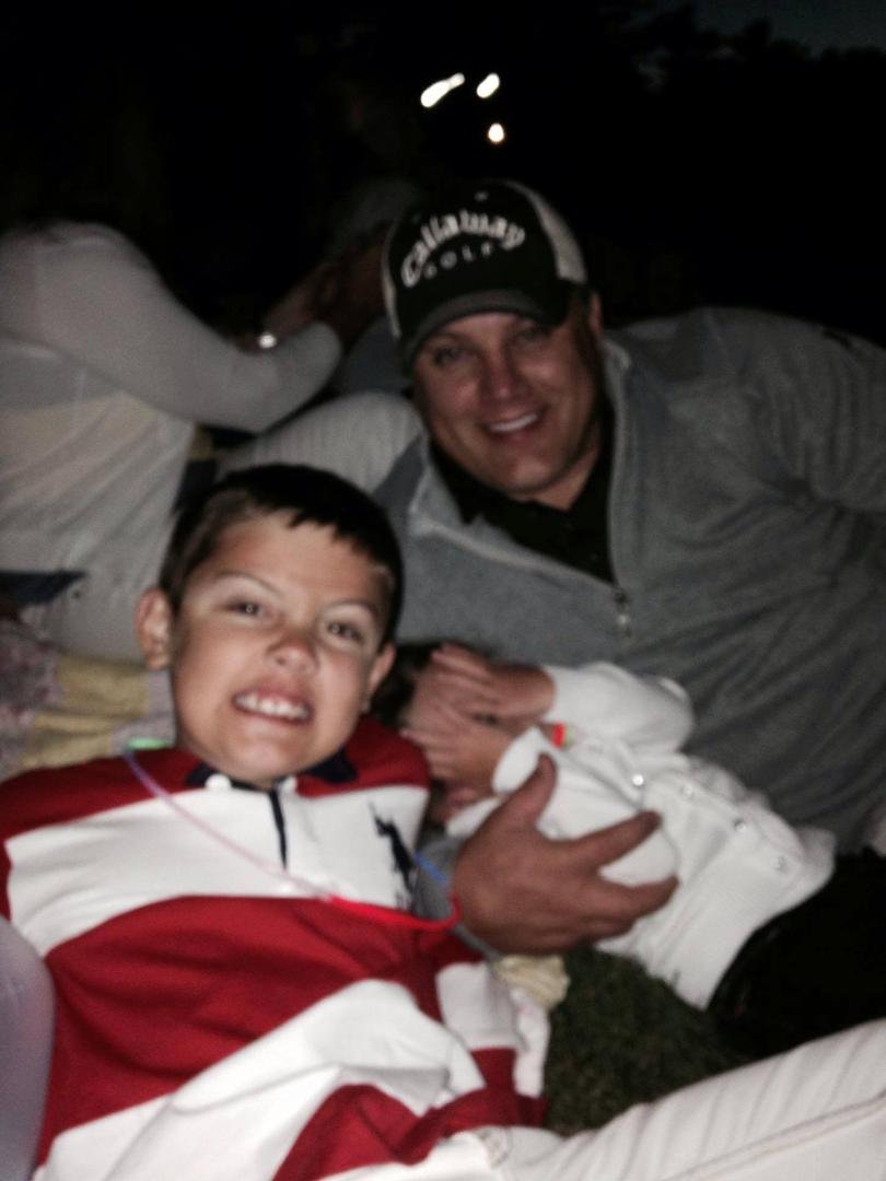 My kids and fireworks