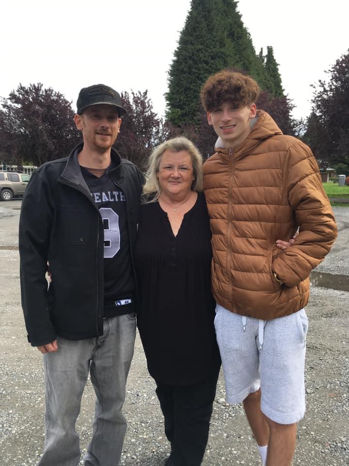 I feel so short, lol!! My son and grandson ❤️
