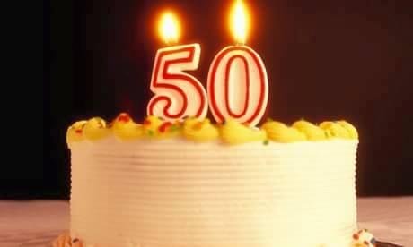 The big. """""" 5 0 """""". Happy birthday son!