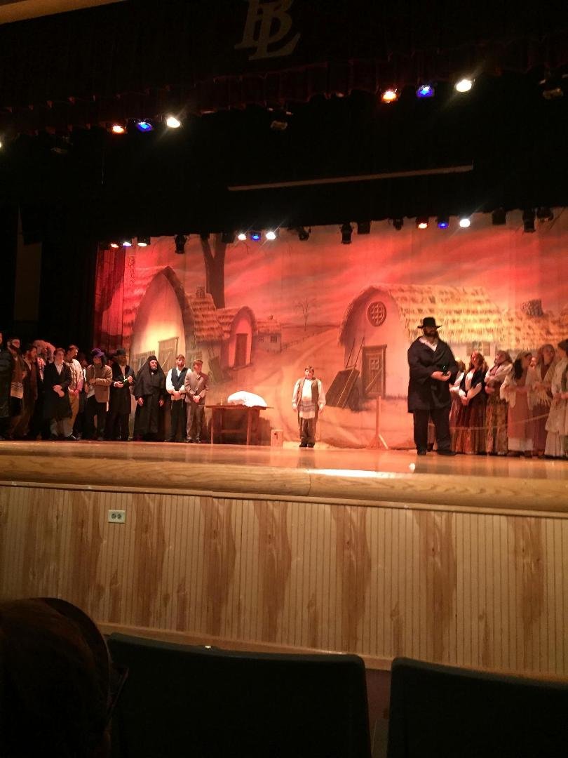 My grandson in Fiddler on the Roof he was fantastic and the show was excellent, bravo