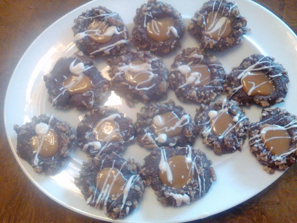 Just made turtle cookies for the family and neighbors