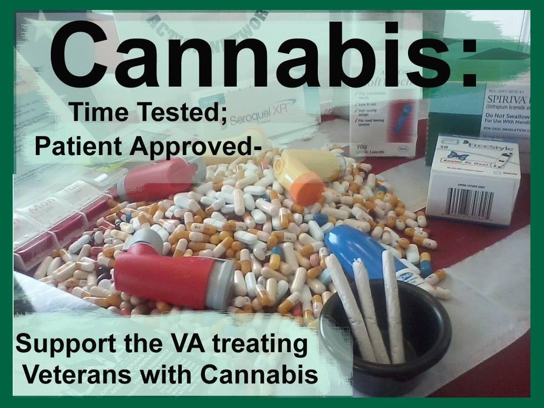 United for Safe, Therapeutic Access.
Our warriors are working with the Veteran's Health Administration to help them provide our veterans with the best possible range of treatments known. Cannabis therapies are working well