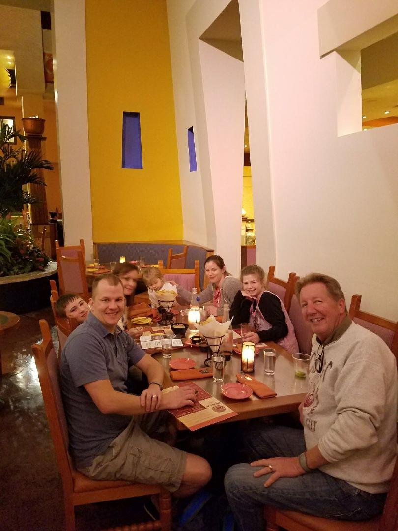 Dinner out Jennessa birthday.