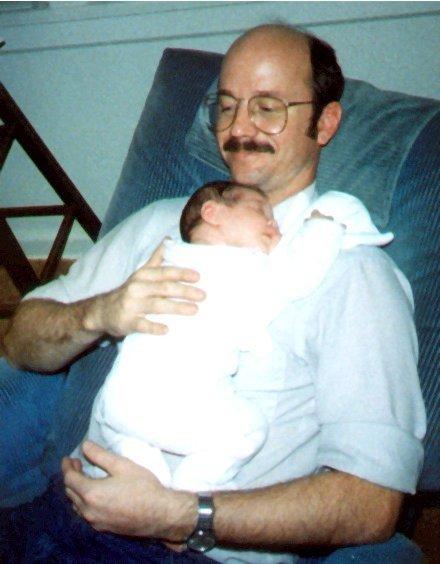 1988, with Samantha my daughter
