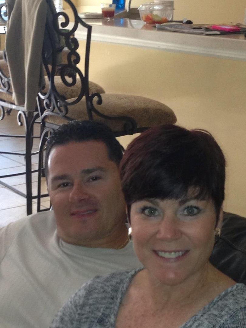 My handsome hubby and me.