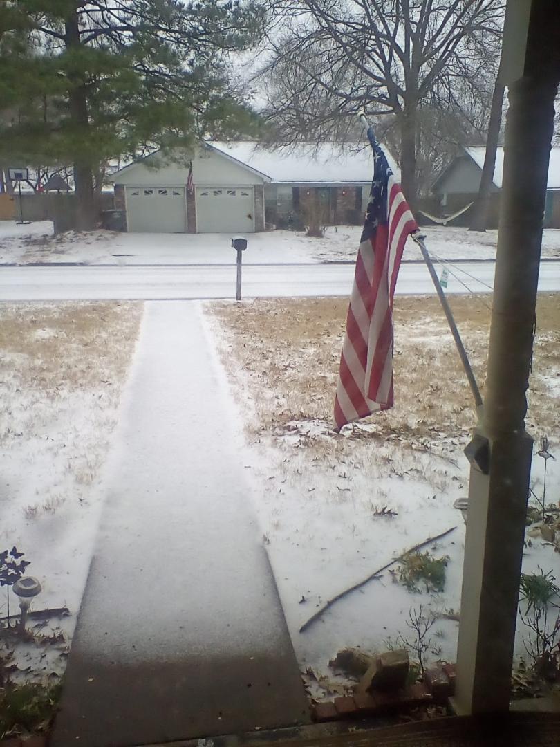 1:45 pm. Mostly sleet