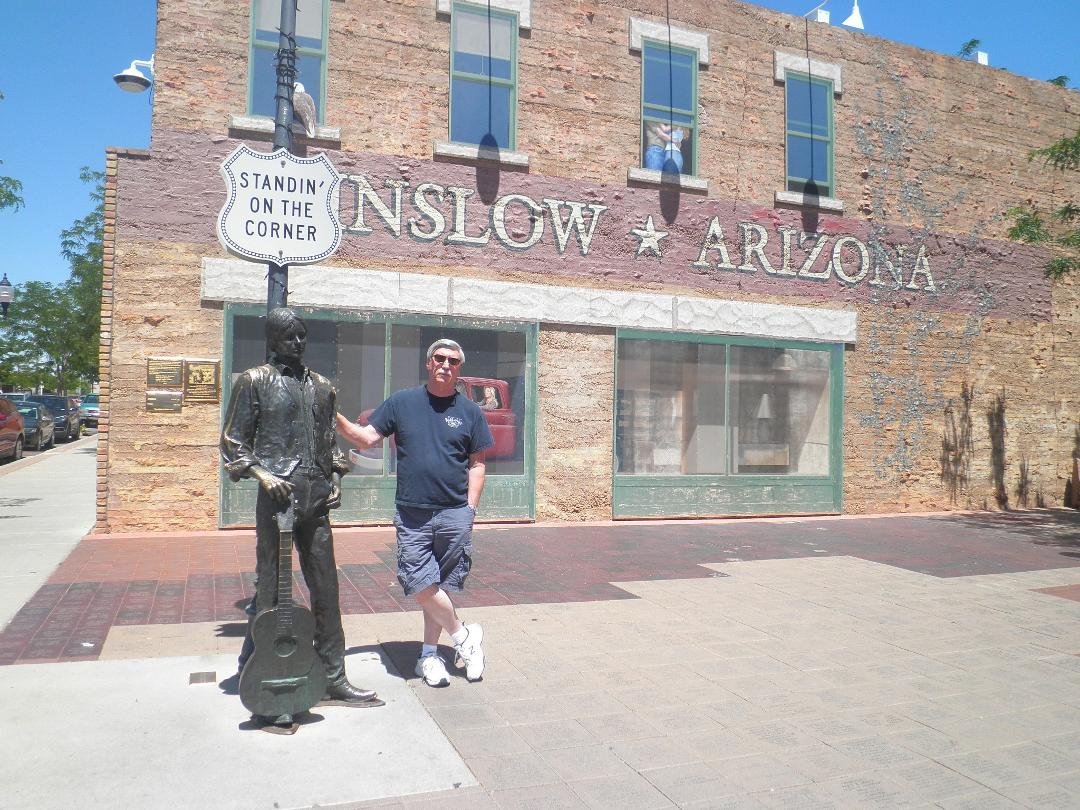 Standin' on the Croner in Winslow Arizona 6/11/19