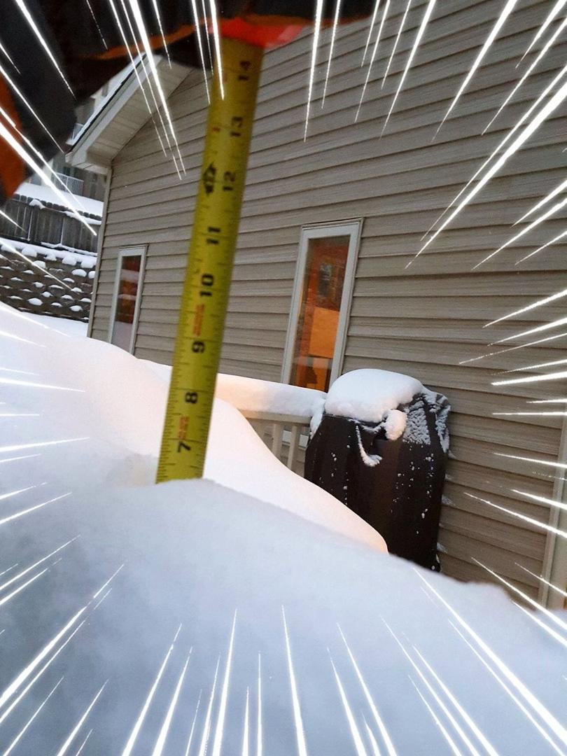 Thanks weather system for the delayed April Fool's joke in MN!☹