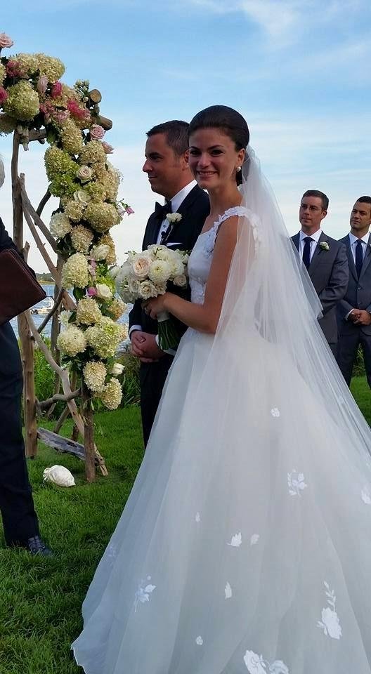 Beautiful bride, beautiful dress, beautiful venue and beautiful niece...and a very sweet groom!