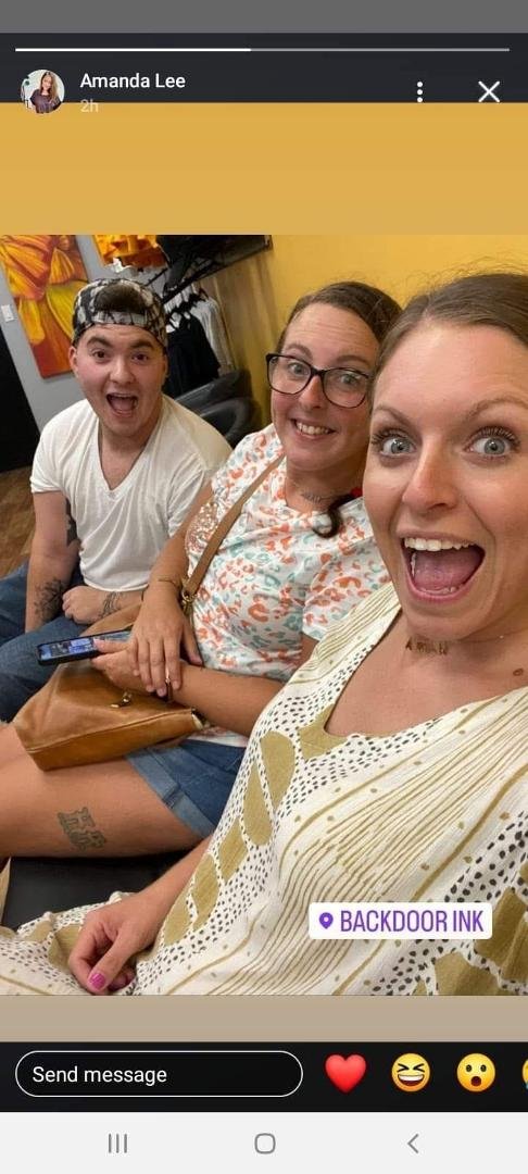Happy Mother's Day to me the 3 of you makes me push myself to strive every day I'm so proud of all of you I'm so glad I'm called your mom love you 3 to the moon an back ❤