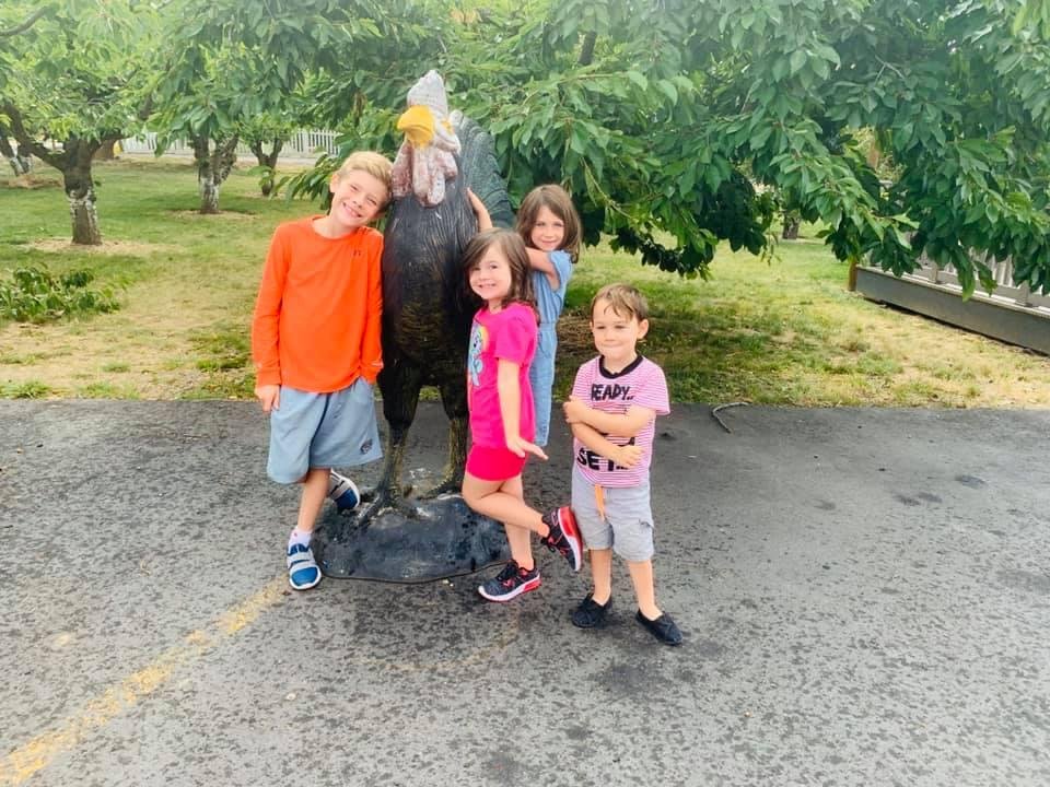 My favorite picture from last summer at Cat Tails with all my grandchildren. So precious!