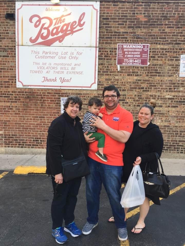 Great Mother's Day in Chicago. One last hurrah at The Bagel!
