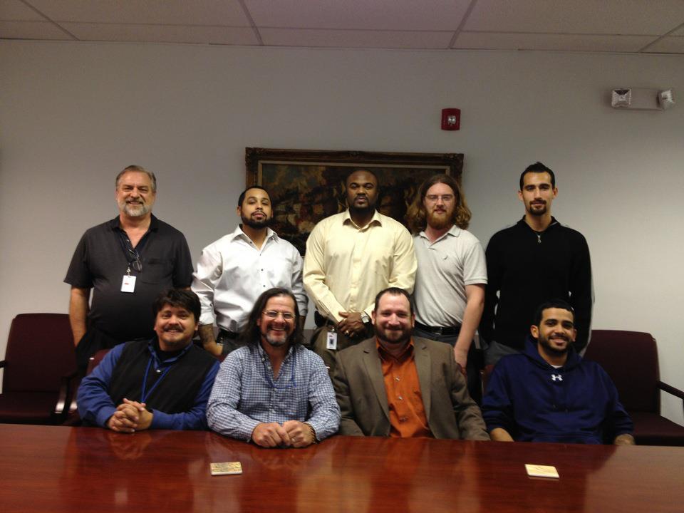 The "Movember" beards!