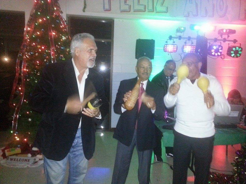 My dad and friends partying last night. Ending 2013